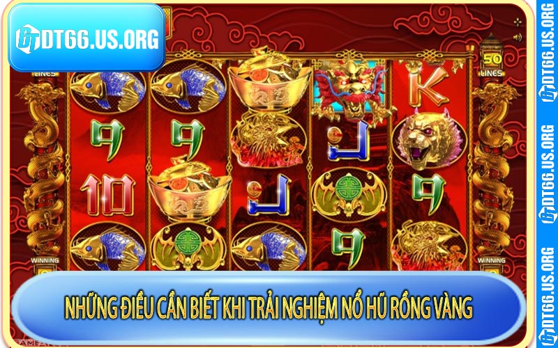 Những điều cần biết khi trải nghiệm nổ hũ rồng vàng