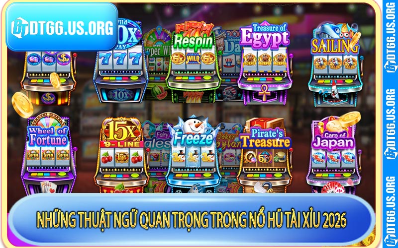 Những thuật ngữ quan trọng trong nổ hũ tài xỉu 2026